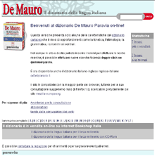 De Mauro Dizionario